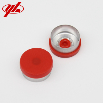13mm Red Unsmooth Plane Pharma Bottle Caps with Flip Off Seal for Sale
