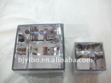 Electroplating inside hot popular cube vase