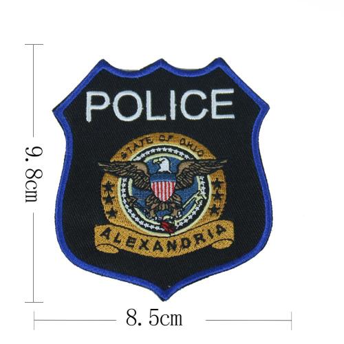 Badges Patches Applique Police Embroidery Patches