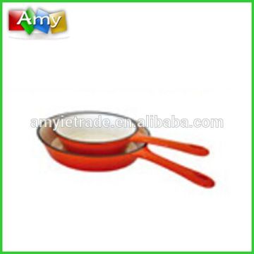 Color Enamel Cast Iron Pan, Enamel Fry Pan