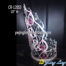 High Heel Crown Pageant Rhinestone Tiara Wedding