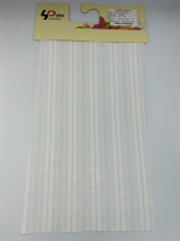 CR Gauze Cloth Jacquard Weave Milky White Fabric