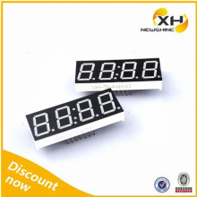 FND Display DIP Series NEWSHINE Clock Using Colors White Blue 7-Segment LED Four Digit 0.39"