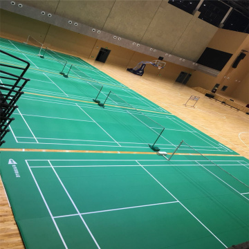 Podłoga sportowa z PVC z certyfikatem BWF I na profesjonalny kort do badmintona