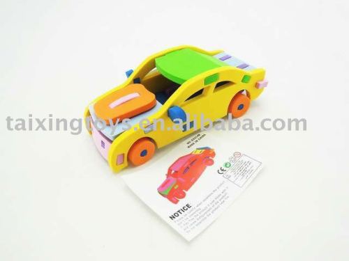 DIY EVA car puzzle set