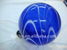 Dark and white ring hanging glass balls