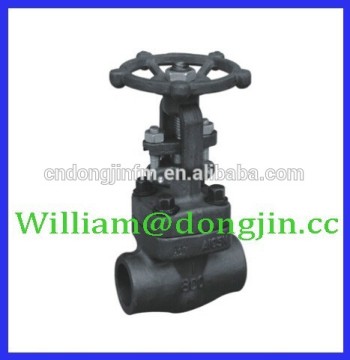 Screw connection forging gate valve
