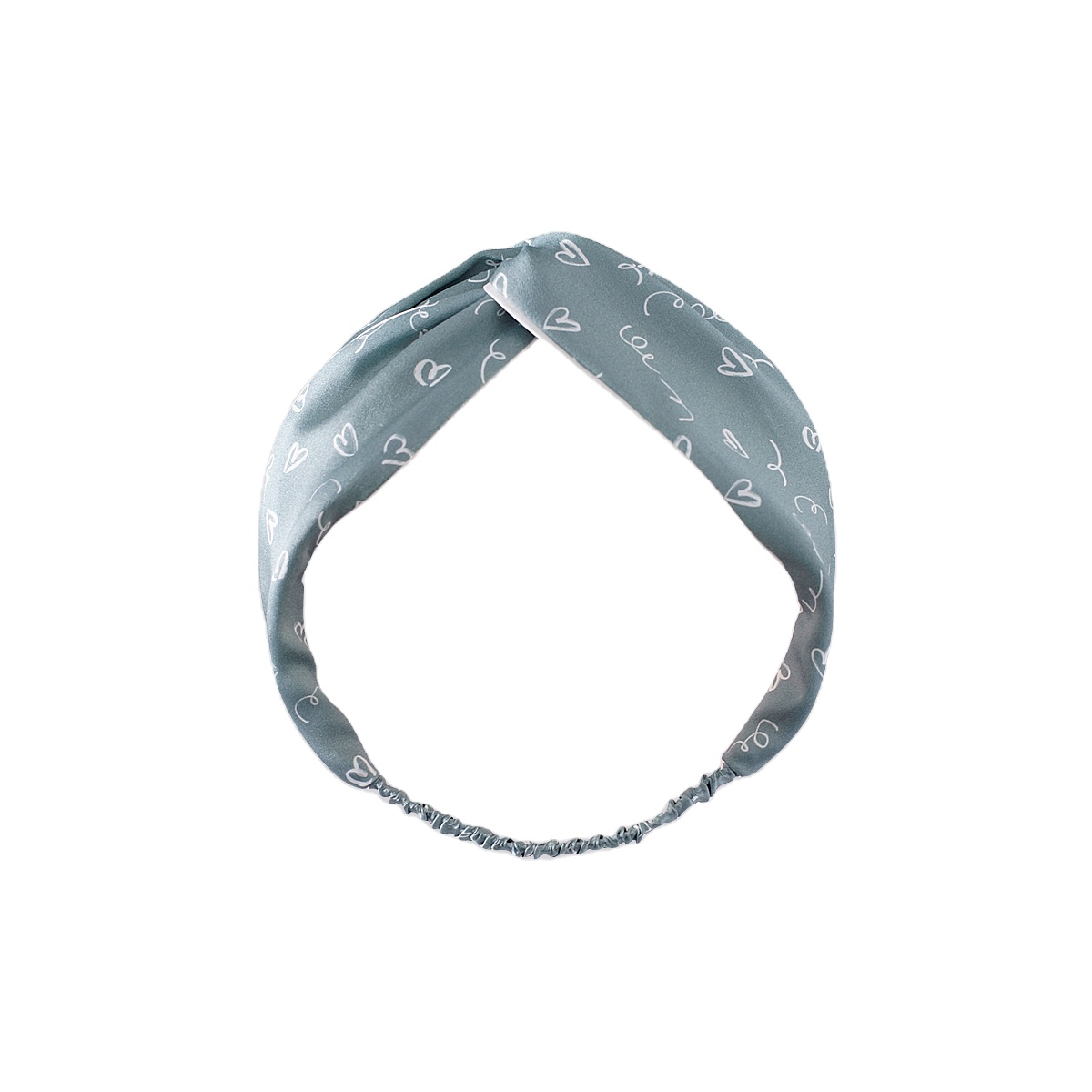blue Hair Silk Scrunchy blue Hair Silk Scrunchy