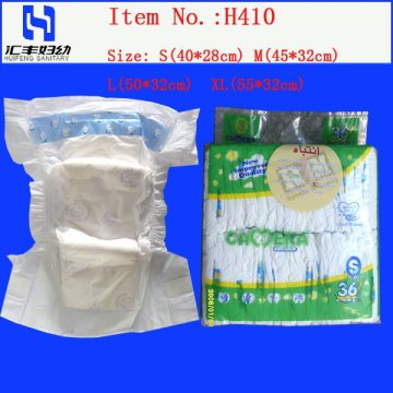 Camera baby diapers with blue layer