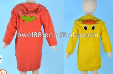 100 percent cotton children hooded bathrobes kids bathrobes