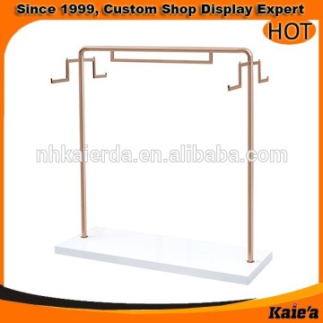 stainless steel clothes hanging rack,stainless steel clothing display rack