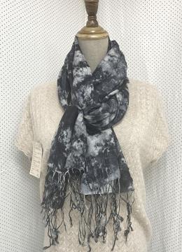 Silk and Cashmere Tie-dyed Fashionable Shawls
