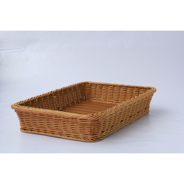 polypropylene plastic rattan basket for sushi,