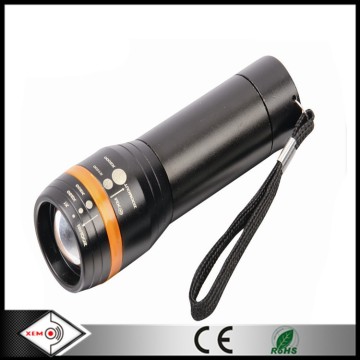 Easy Carry LED Flashlight Handheld Torch Zoom Flashlight