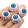 Hoge Kwaliteit Plaksteen Half Ronde Hars Halloween Zombie Oogbol Charms Ornament Kunstmatige Craft Eye DIY Art Decoratie