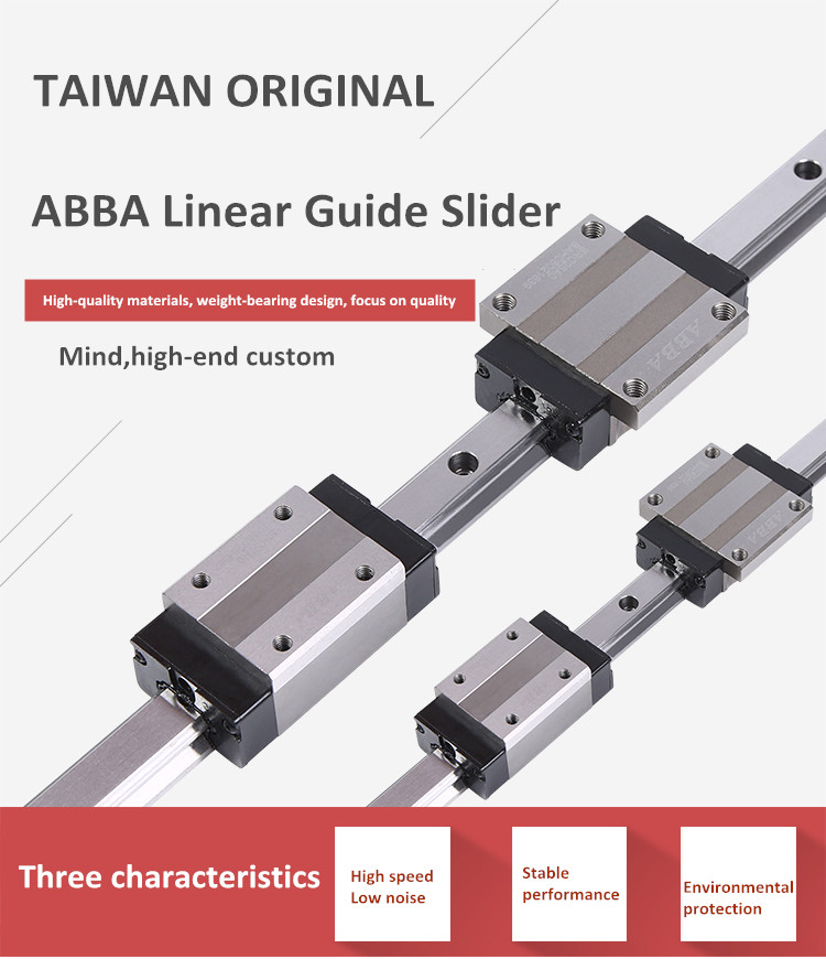 Taiwan Abba Linear Guide Carriages And Rails, High Quality Taiwan Abba ...
