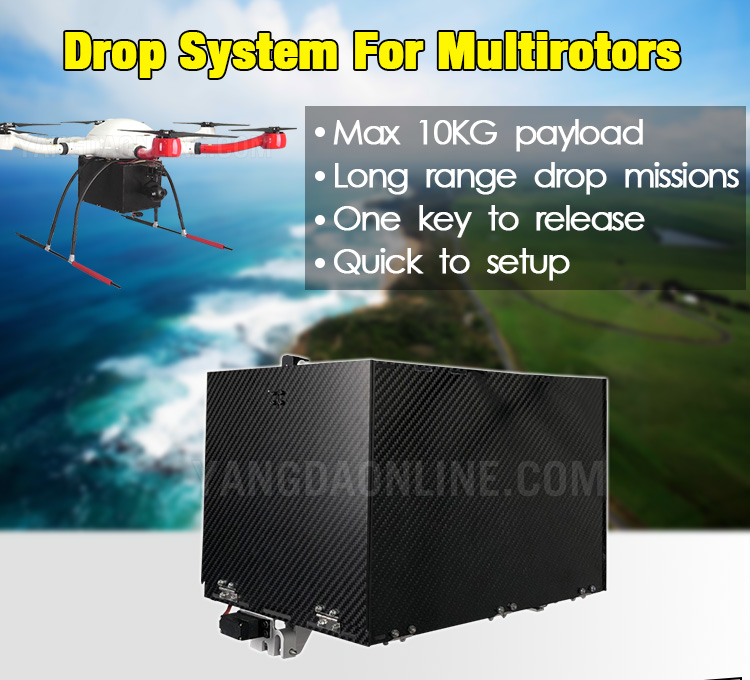 UAV delivery box for remote rescue and emergence