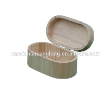Rounded shape super quality wooden gift box