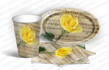 flower disposable sets