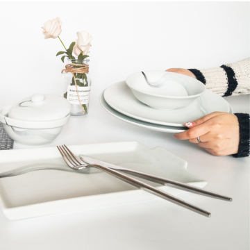 ink design china dinner set ceramic Tableware bone china dinner set