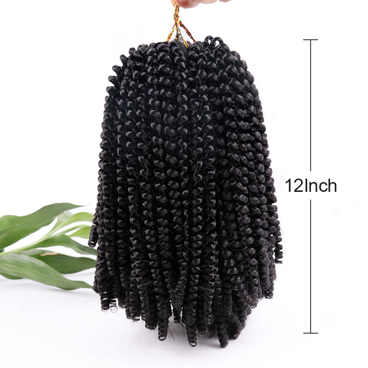 Julianna  Spring Twist 12" Hair Extension Wholesale Color Crochet  Kenya Long 613 Spring Twist Braiding Hair