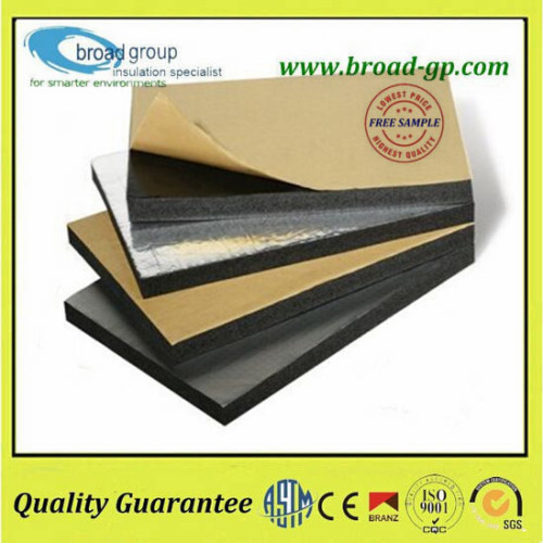 High quality adhesive backed insulation rubber foam plastic insulation