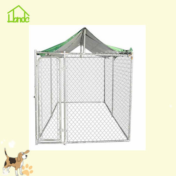 Spire chain link dog kennel