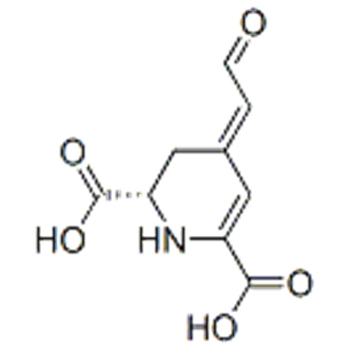 名称：（２Ｓ）−４−（２−オキソエチリデン）−２，３−ジヒドロ−１Ｈ−ピリジン−２，６−ジカルボン酸ＣＡＳ １８７６６−６６−０