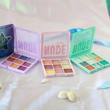 Private Label 9 Color Pastel Mint Lilac Rose Waterproof Matte Shimmer Eyeshadow