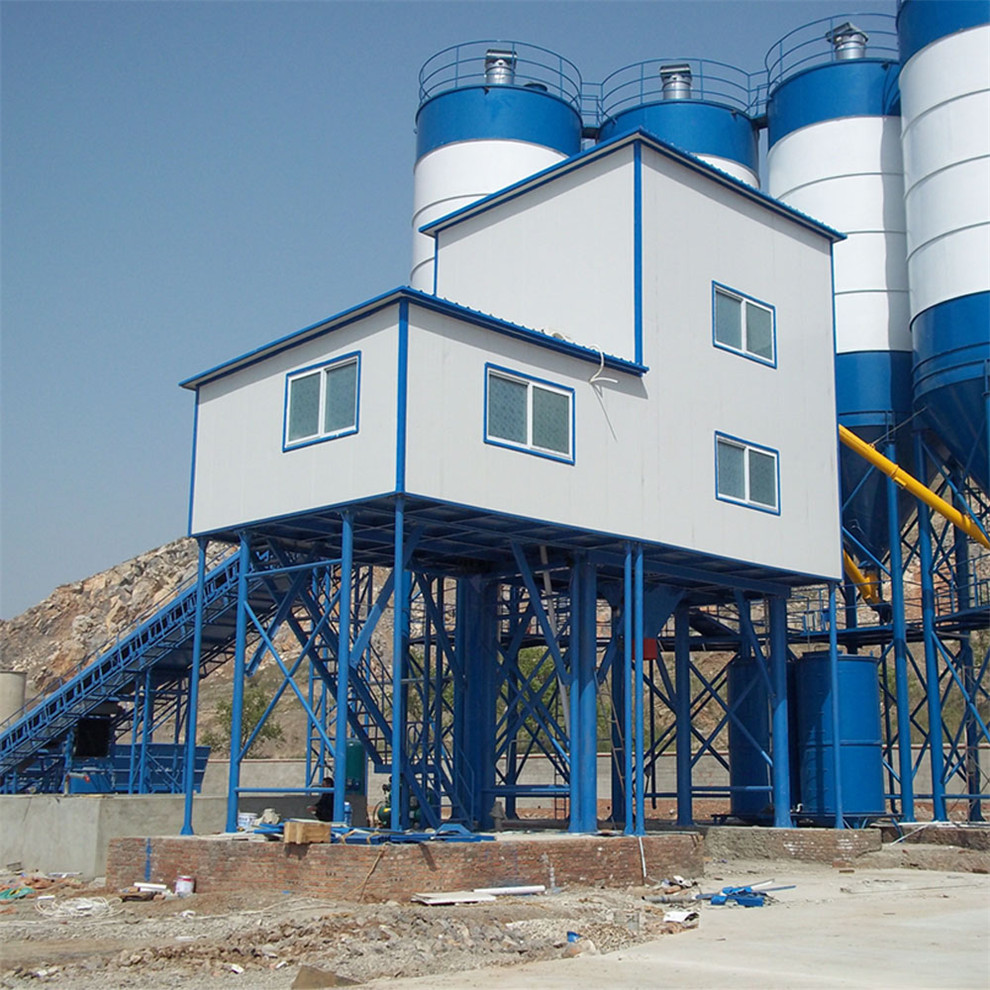 Fully automatic fixed concrete batching plant capacity