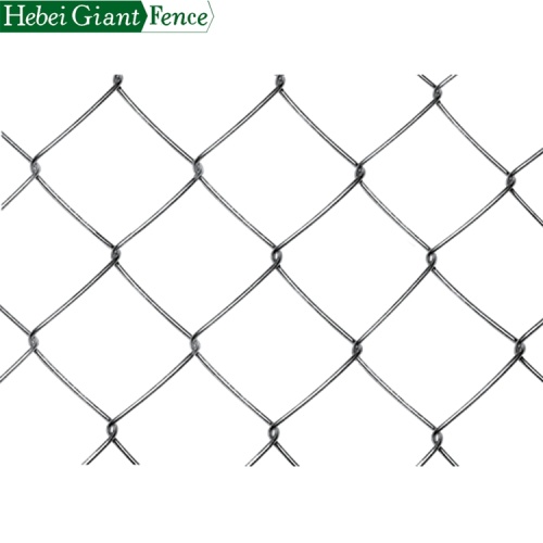 Mudah dipasang PVC diikat Pagar Galvanized Chain Link