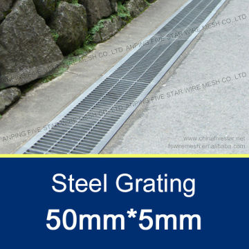 50x5mm Galvanized Steel Sidewalk Drain Grate