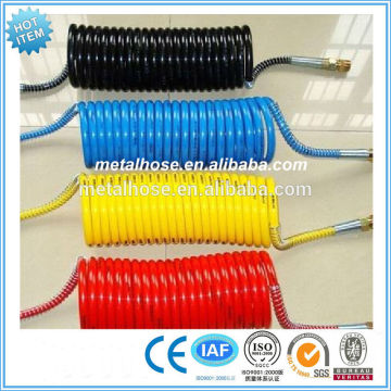 Multi-color plastic air brake spiral hose