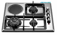 4 Burners Faber Slim Gas And Electric Cooktop