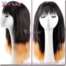 Hand Made Lace Peruvian Human Straight Hair Wigs