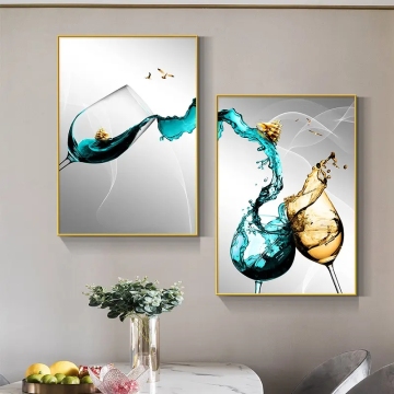 Abstract modern wall art decorative painting
