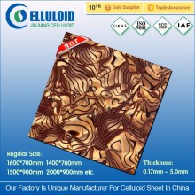 Custom celluloid cup coating and pearl shell decoration materials