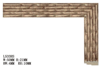 Hot selling W50MM H21MM pine mdf frame wooden wood frame mirror