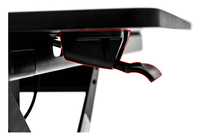 Built-In Keyboard Holder Variable Height Adjustable Table Gas Lift Adjustable Desk