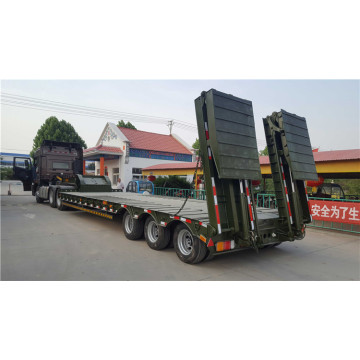 Bekalan Profesional 2 Trailer Semi Rendah Axle