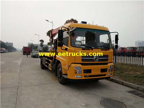 DFAC 8ton Tow Wrecker Magari na cranes