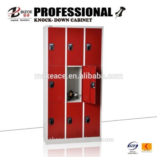 "High quality KD uniform lockers	modern office steel locker"