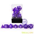 Bescon Moonstone Würfel Set Purple Pearl, Bescon Polyhedral RPG Würfel Set Moonstone Effect