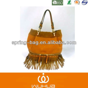 2014 Latest Fashion Tassel Handbags/Pu Bags