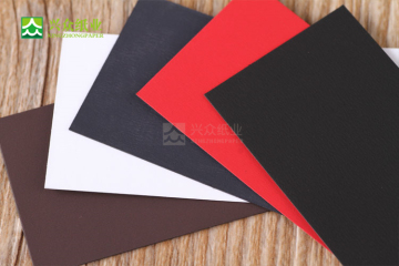 Soft Two Colors Touch Leatherette Paper