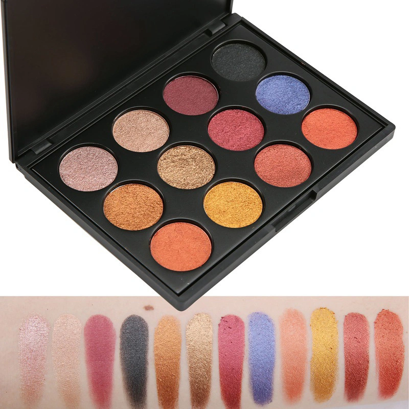 High Pigment Eyeshadow Packaging Palette Christmas Makeup 12 Colors Eyeshadow Pallate