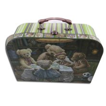 Custom Pattern Cheap Paper Suitcase for Kids