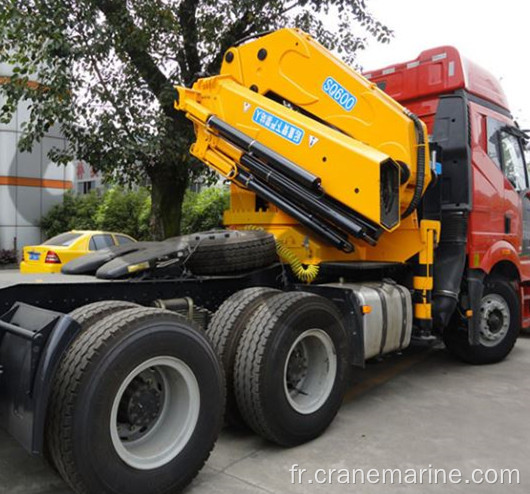 Grues montées sur camion à flèche pliable OUCO 25T avec télécommande