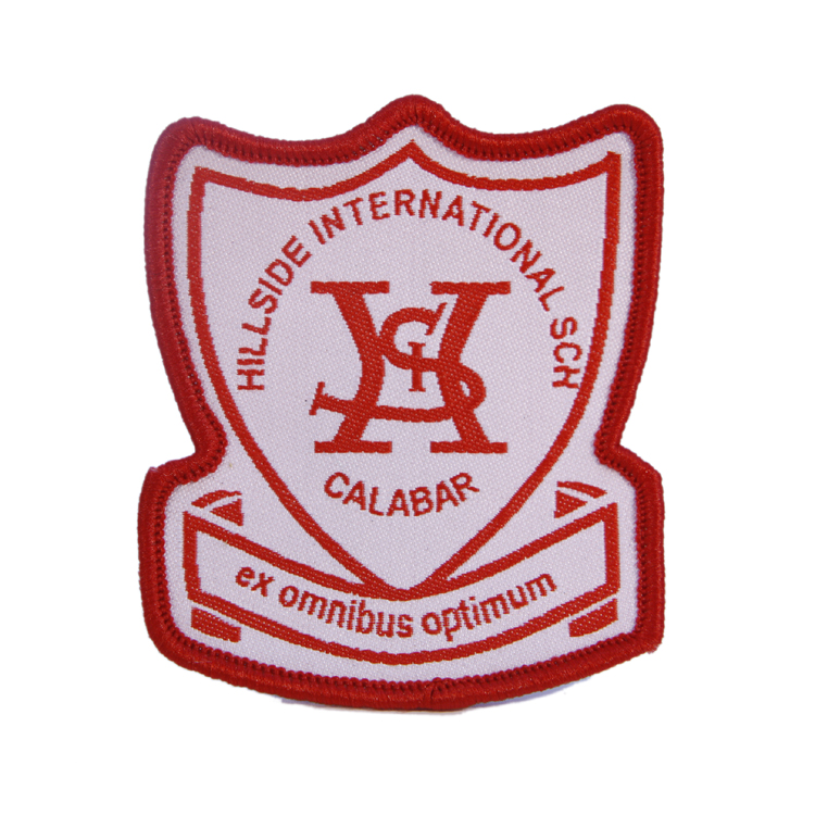 High Quality School Uniform Patch Woven Custom Badges