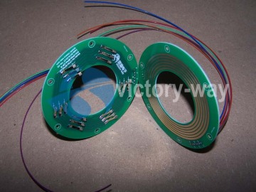 PCB 2 Parts Slip Ring/Pancake Type/Through Hole